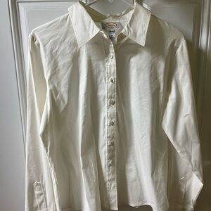 Talbots Ivory Dress Shirt